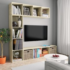 Book/TV Cabinet Set 3 Piece