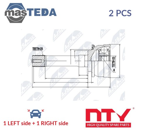 Npz 007 driveshaft - driveshaft, cv