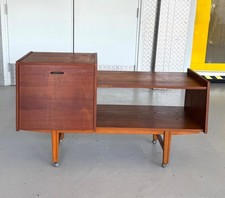VINTAGE  MID CENTURY TEAK SIDEBOARD GIMSON AND SLATER 60’S RETRO DRINKS CABINET