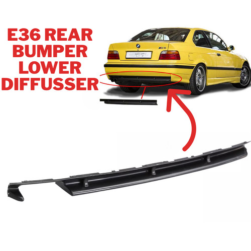 Rear bumper diffuser - rear,