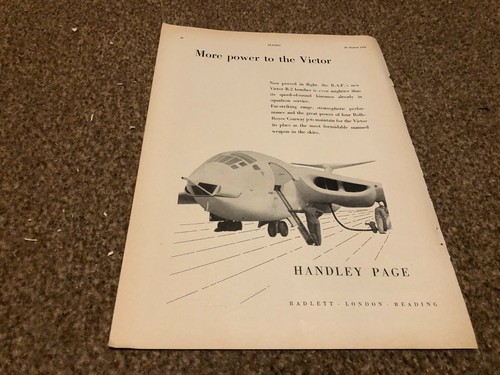 Ac51 advert 11x8 handley page - advert,