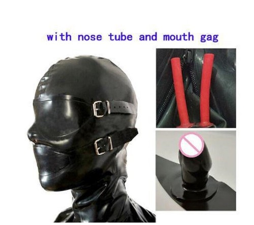 Latex rubber hood with - rubber,