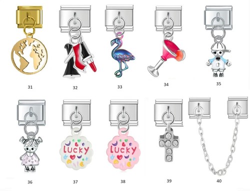 Italian charm bracelet - italian,