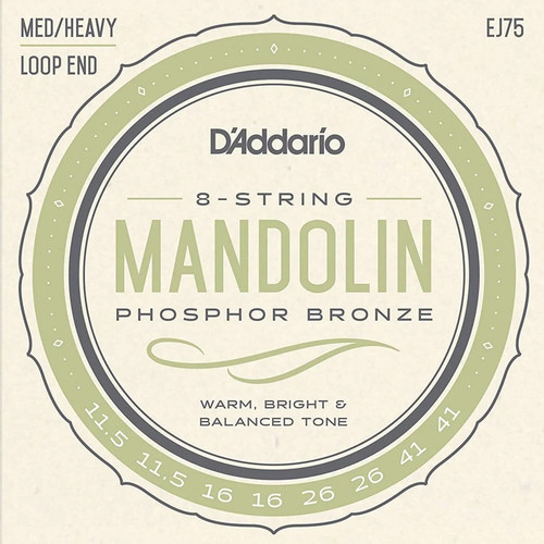 Addario ej75 string - d'addario, 8-string