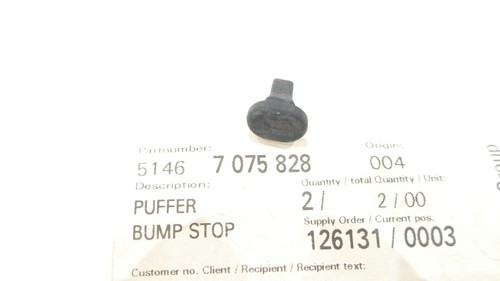 Bmw bump stop - for, shelf
