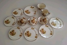 Alfred Meakin Hayride  Cake Plate  Side Plates Cups Saucers Milk Jug Sugar Bowl