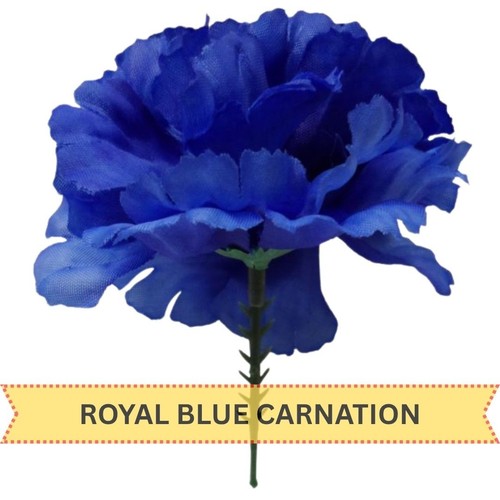 Royal blue carnation picks - carnation,