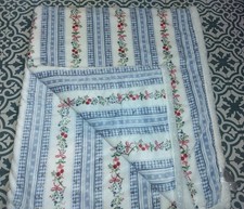 Primark Blue Cherry Bow Throw