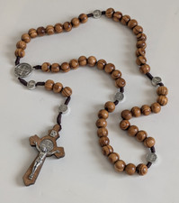 Rosary Beads Wooden 42 cm  FREE POST