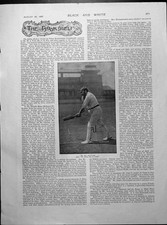 Old Wg Grace Cricketer Cutting