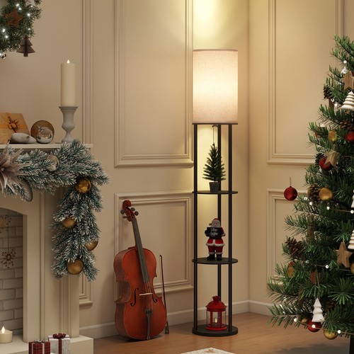 Modern floor lamp tier open - 3-tier,