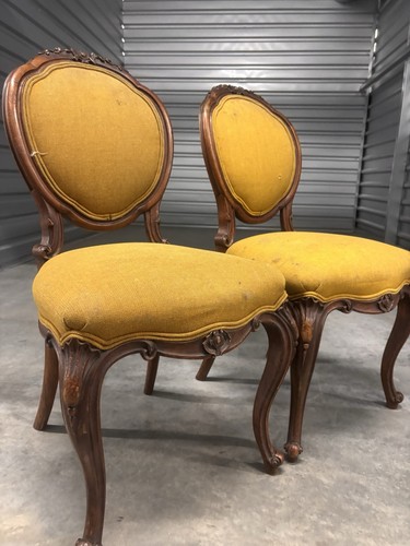 Pair victorian parlor - of,