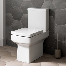 White Ceramic Square Modern