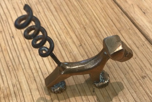 Vintage art deco dog novelty - art,