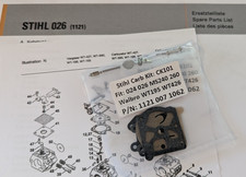 Stihl 024 026 Walbro Carb Kit