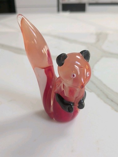 Vintage murano style squirrel - style,