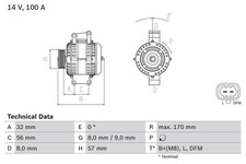 Bosch Generator For Chevrolet