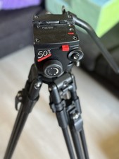 Manfrotto 351MVB Pro Video Tripod + 503 Fluid Head + Carry Bag 