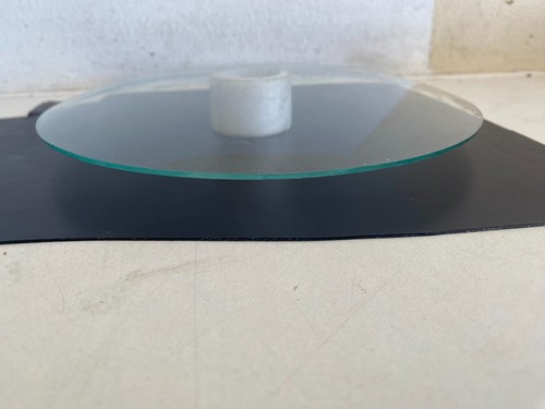 Clock large 200mm dia convex - clock,