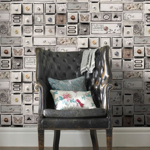 Fresco trinket box wallpaper - box,