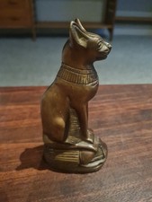 Antique Brass Egyptian Cat