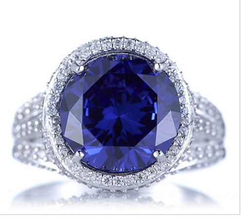 Diamonique tanzanite 2ct tw - diamonique,