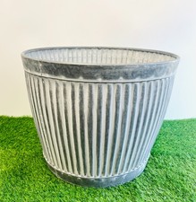 Galvanised Planters Large