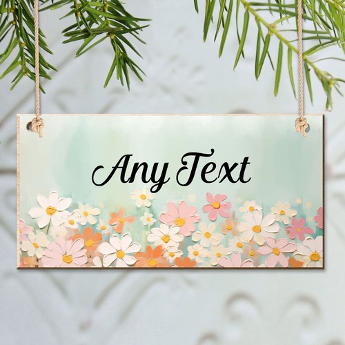 Personalised wooden garden - wooden,