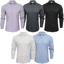 Xact Mens Long Sleeved Poplin