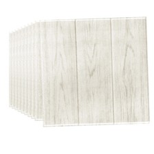 3D Wood Effect Tile Brick Wall Sticker Self-adhesive Waterproof Wood Foam Panels
