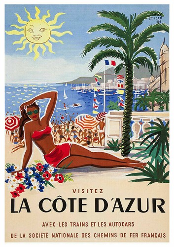 Cote dazur vintage - cote, retro