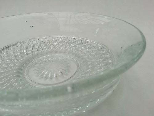 Vintage pressed glass sweet - vintage,