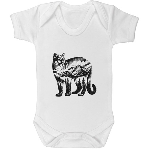 Mountain lion standing baby - 'mountain,
