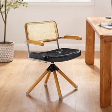 Mid Century Rattan Desk Chair