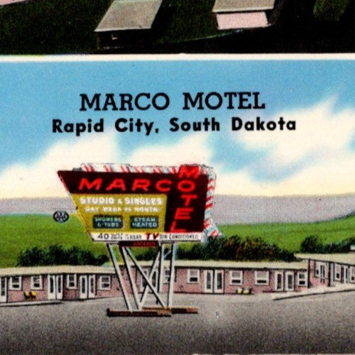 Vtg postcard marco hotel - *,