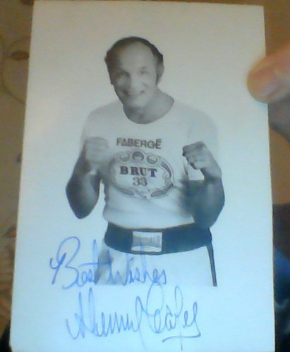 Signed henry cooper - by,