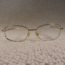 Aspire Glasses Frames Gold Rectangle Full Frame Eyewear Spectacles