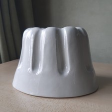 Vintage Oval Ceramic White