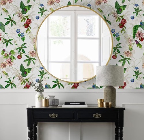 Floral wallpaper paoletti - floral,