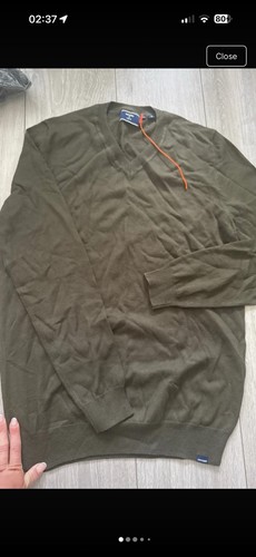 Mens superdry khaki jumper - khaki,