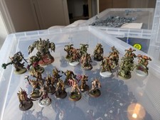 Death Guard Marines, Plague Casters, Poxwalkers And Hellbrute