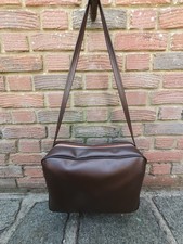 Vintage Dark Brown Shoulder Messenger Document Bag