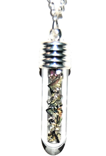 Bismuth crystal pendant - bismuth,