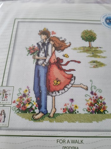 Lovely dmc cross stitch kit - lovely,