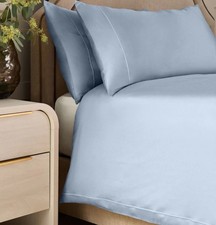 NEW NEXT Light Blue Collection Luxe 300 TC 100% Cotton Double Bed Set Last One 