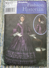 Unusual Victorian Era Gown