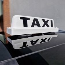 Taxi Sign for Glass, Metal