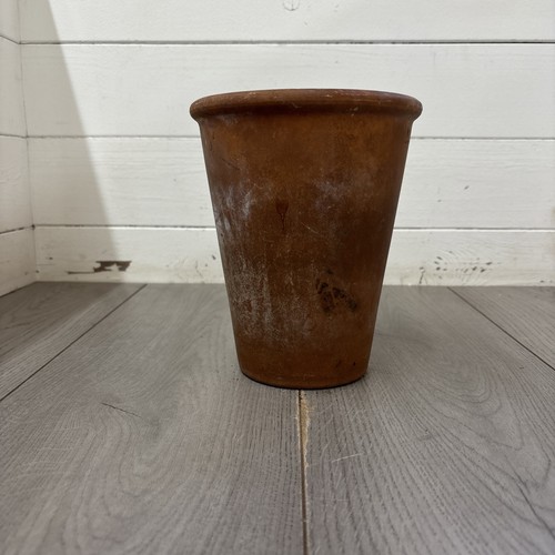 Vintage terracotta pot 16cm - vintage, x