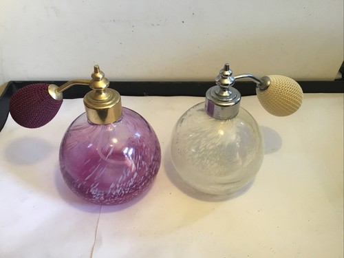 Two vintage scottish art glass - art,