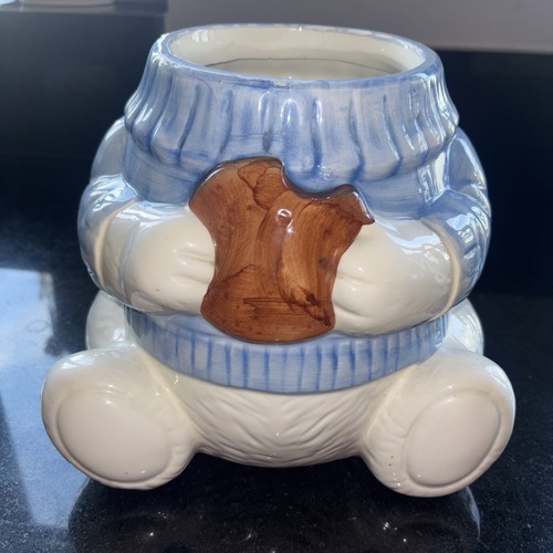 Large teddy bear - bear, jar